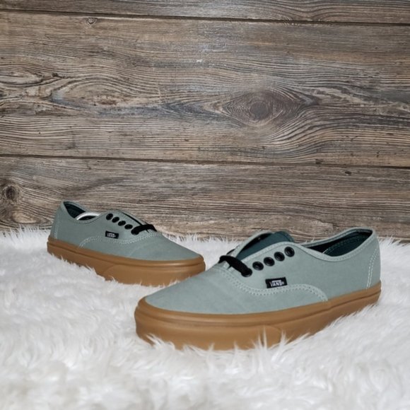 New Vans Authentic Gum Shadow Grey Sneakers - Picture 6 of 8